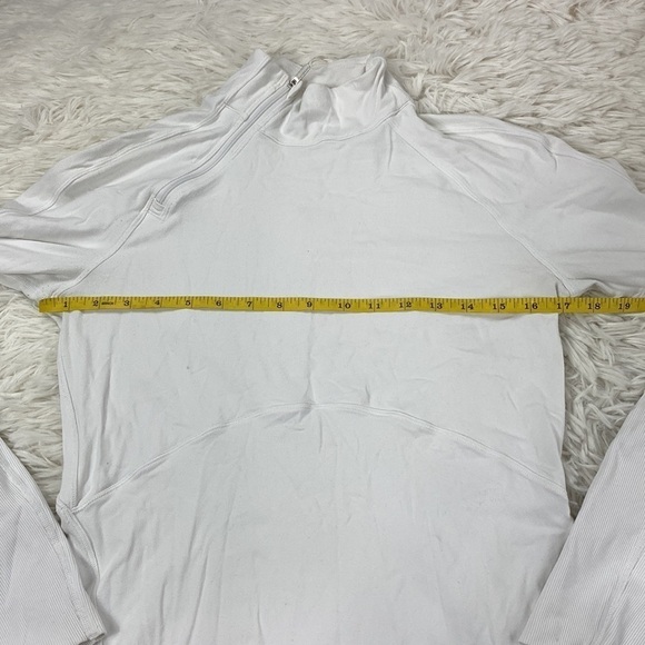 Lululemon Brisk Running 1/2 Zip White - Picture 2 of 5